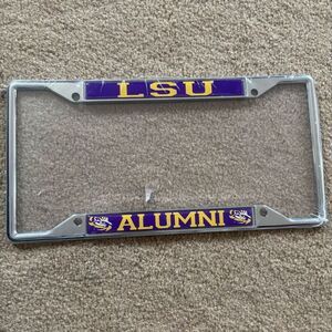 Louisiana State University LSU Alumni License Plate Frame *New*